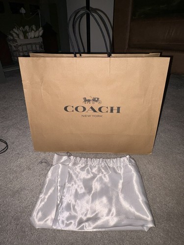 Large coach brown - brown, paper