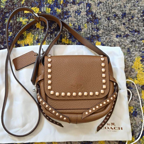 Coach mini brown pebbled - mini,