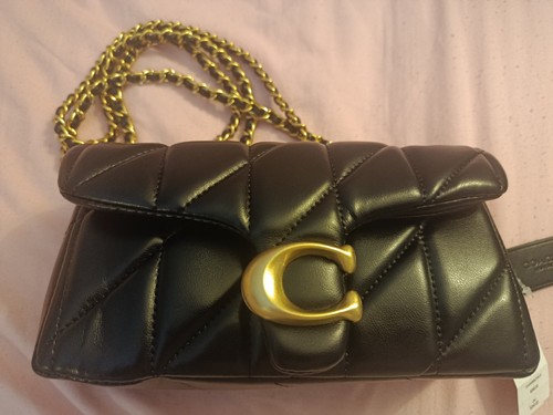 Coach tabby black quilted - black,