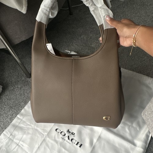 Coach lana taupe pebbled - taupe,