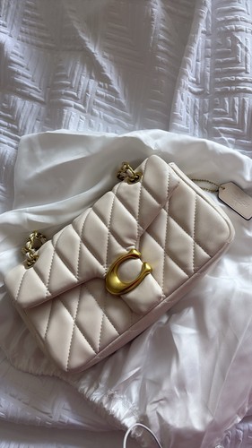 Coach small beige - coach, quilted