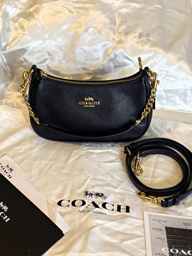 Coach teri black pebbled - teri,