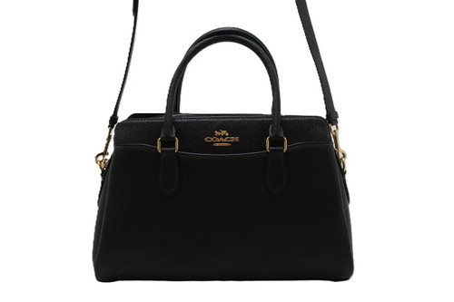 Coach 2way bag - black, leather