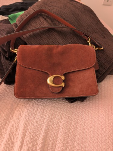 Coach tabby suede bag clay - suede,