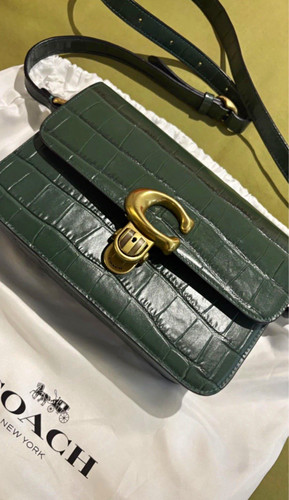 Coach beat green croc embossed - coach,