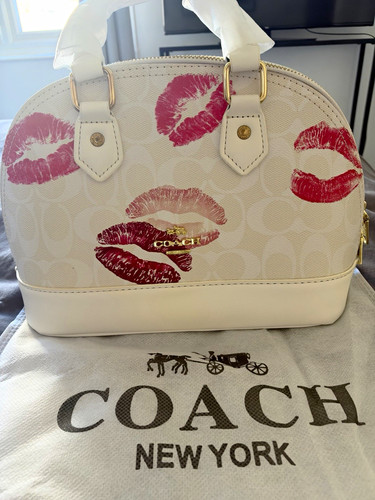 Coach white dome - white, satchel