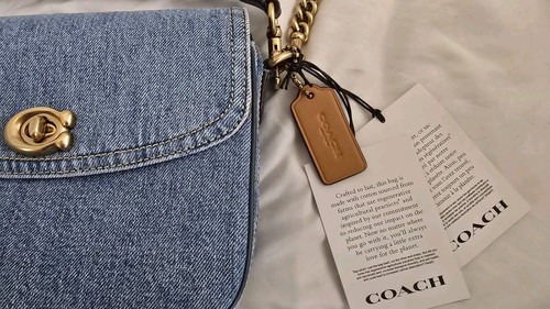 Coach cassie blue denim - coach,