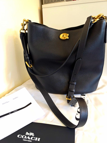 Coach soft willow bucket - coach,