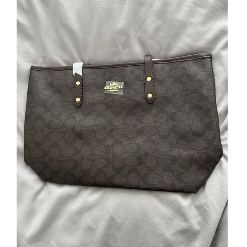 Coach brown signature logo - coach,