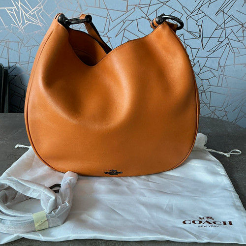 Coach tan leather hobo - coach,