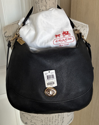 Coach black pebbled - black,