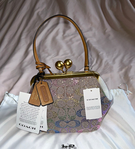Coach kisslock frame bag - frame,