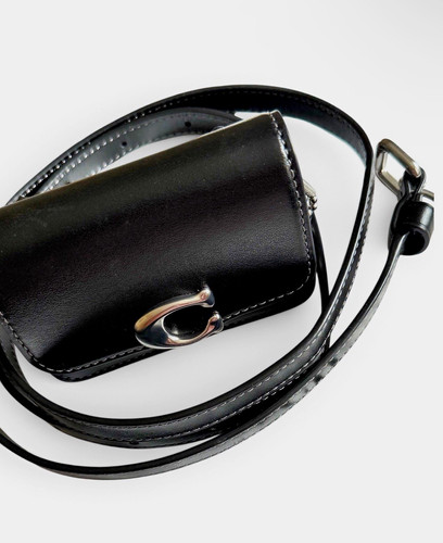 Coach bandit leather mini belt - coach,