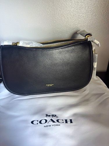 Coach waverly black smooth - black,