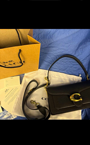 Coach black pebbled leather - coach,