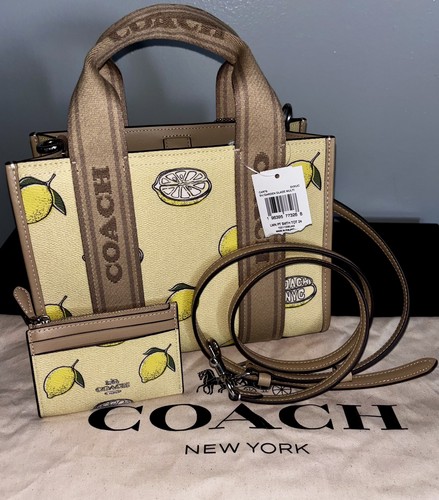 Nwt coach nyc lemon mini - coach, tote