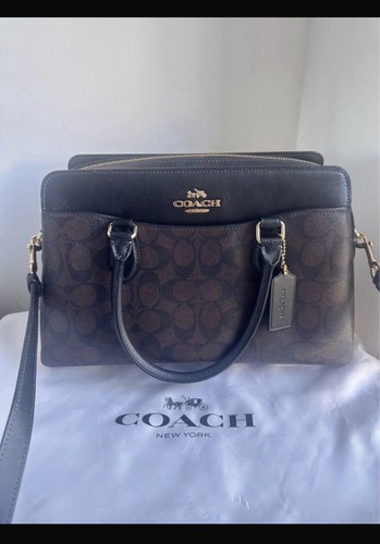 Coach signature brown black - coach, brown/black