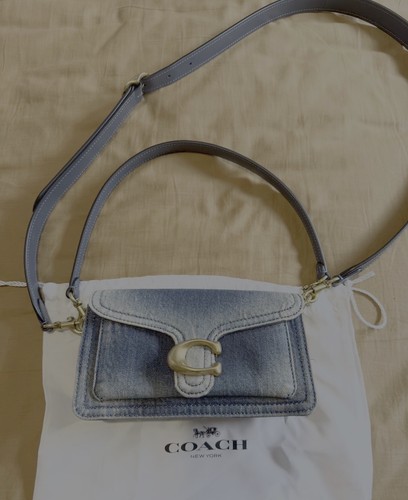 Coach blue denim shoulder bag - denim,