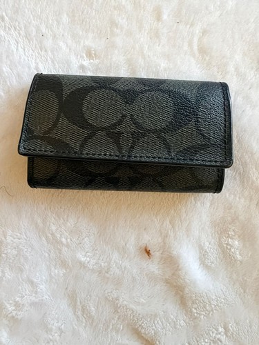 Coach signature canvas key - coach,