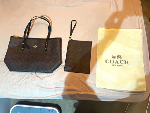 Coach signature logo brown - coach,