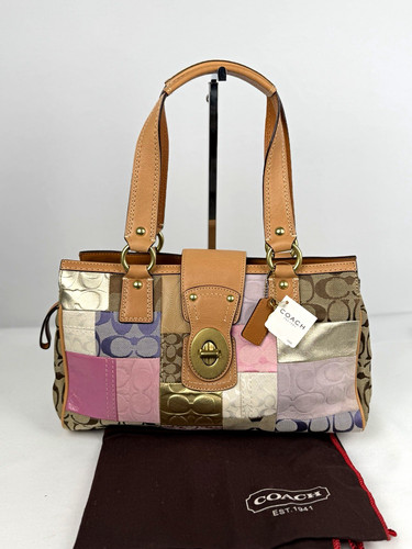 Rare coach f13335 patchwork - rare,