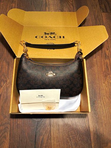 Coach brown signature canvas - coach,