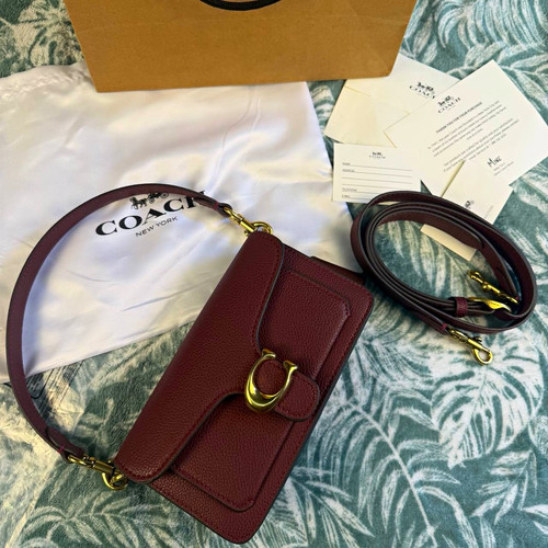 Coach pebbled leather - pebbled,