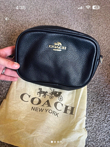 Coach black pebbled - coach,