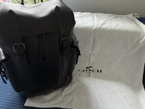 Coach hudson backpack - backpack, black