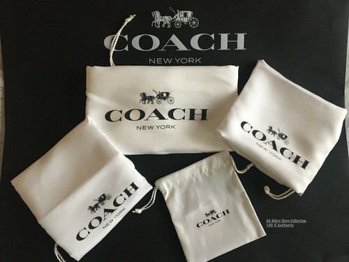 Coach drawstring dust bag - drawstring,