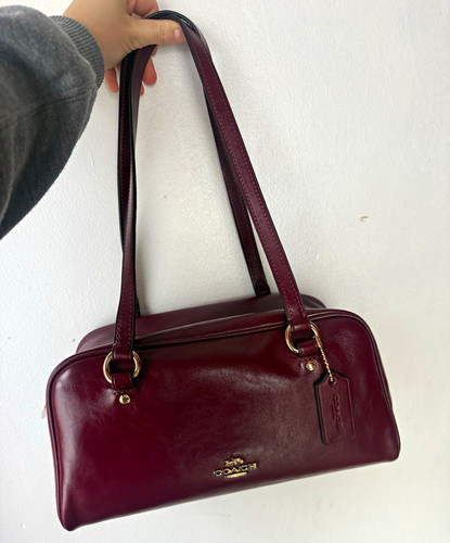 Coach burgundy leather - coach,