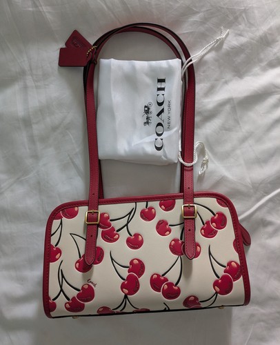 Coach cherry red leather - coach, swing