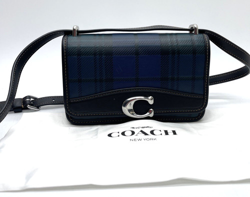Coach plaid crossbody bag - plaid, with