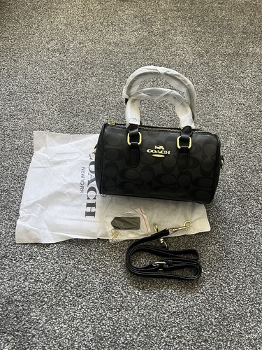 Coach black signature - black,