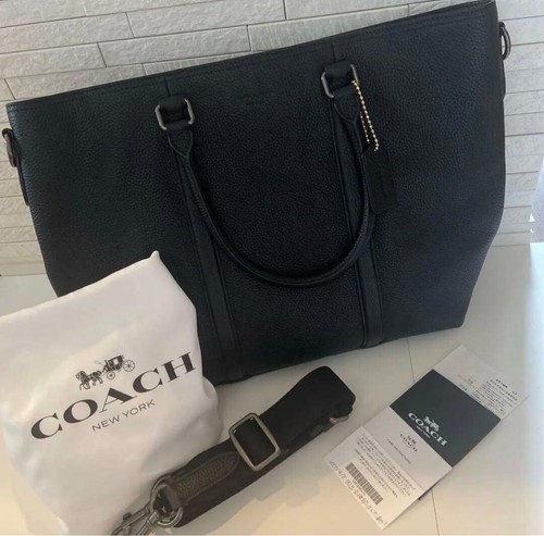Coach black leather - coach, bag
