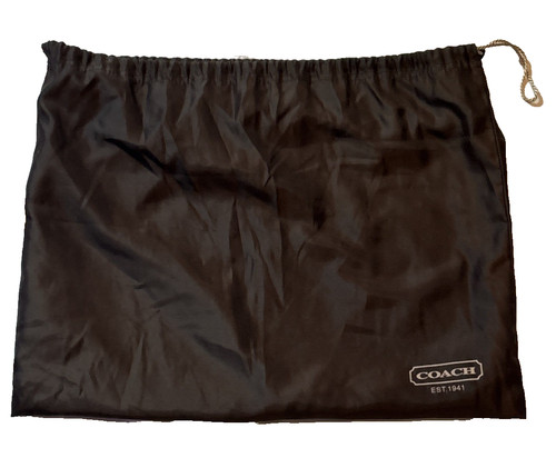 Coach brown drawstring dust - coach,