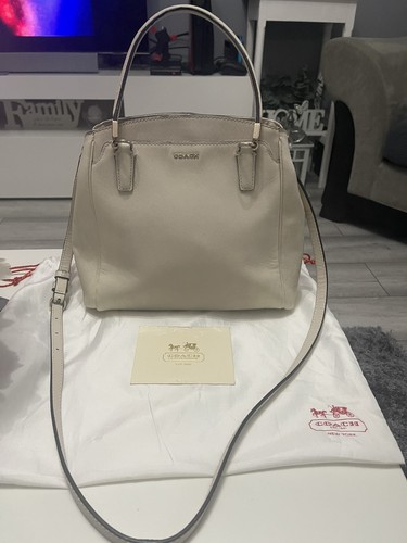 Coach genuine cream medium - genuine,