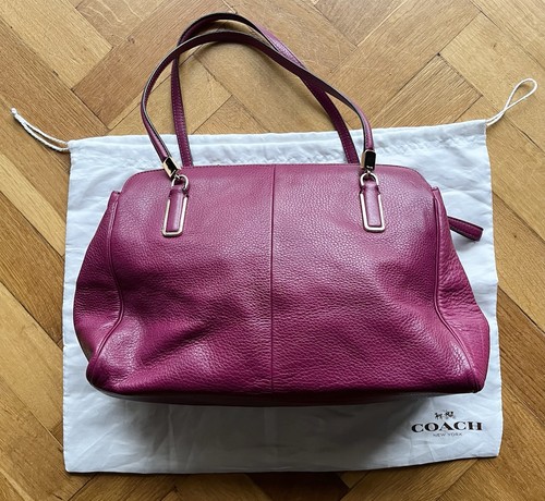 Coach raspberry pink - coach, pebbled