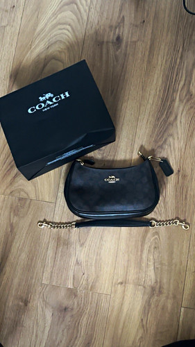 Coach black leather - coach,