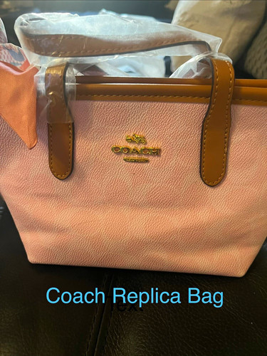 Coach small pink - small, leather