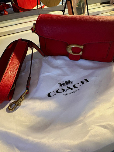 Coach tabby small - small, red