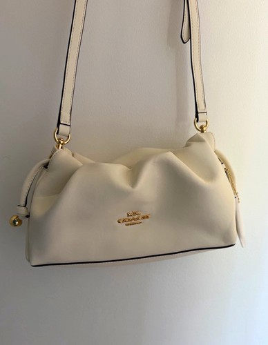 Coach faye white pebbled - white,