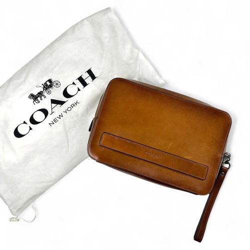 Coach 93527 leather clutch bag - leather,